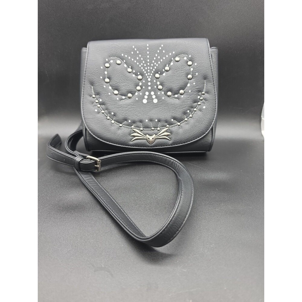 NWT Loungefly Disney The Nightmare Before Christmas Studded Jack Face Crossbody